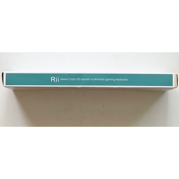 Rii RK100+ Mixed Color LED Backlit Multimedia Gaming Keyboard - Picture 3 of 3